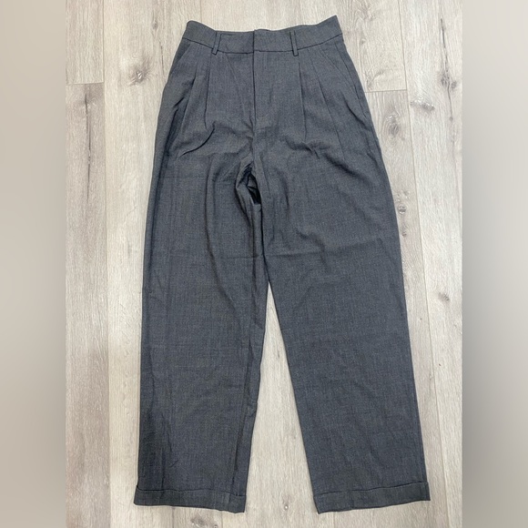 NWT 🪩 Commense Straight Leg Grey Trouser Pants - Picture 7 of 7